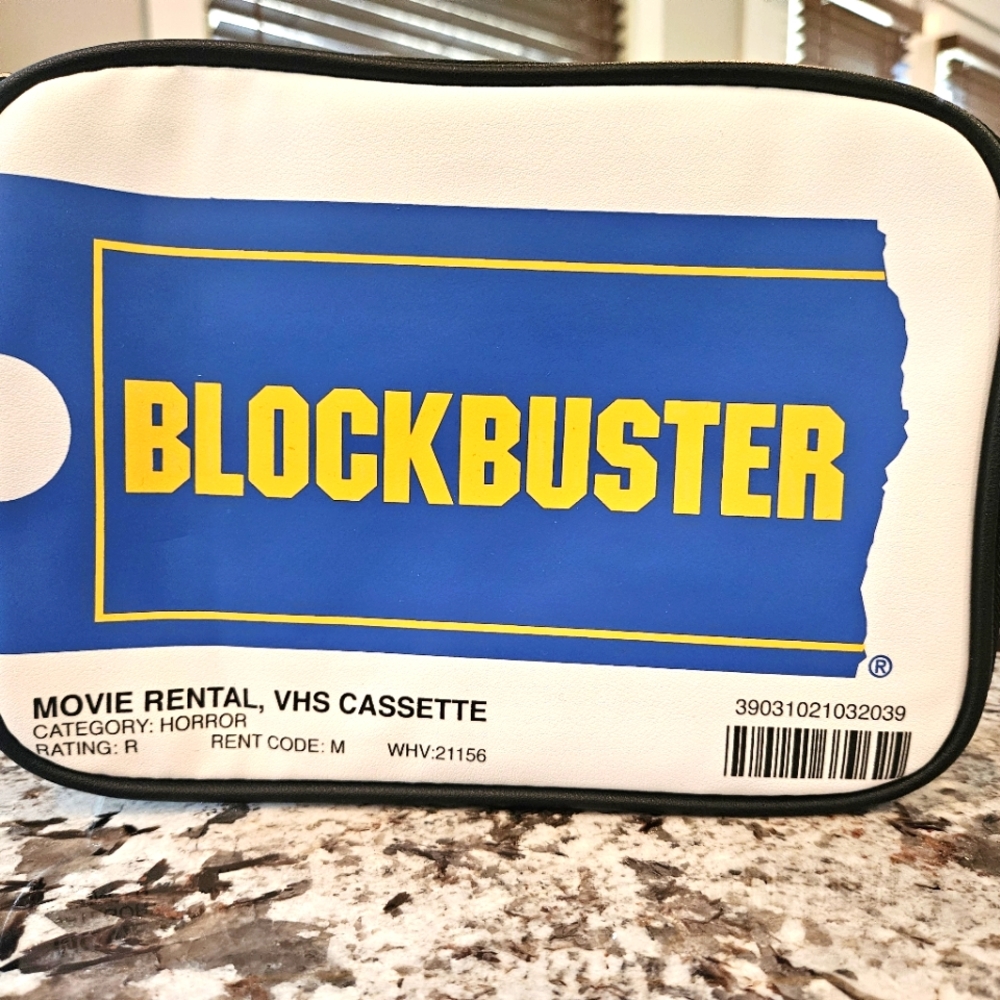Blockbuster Movie Ticket Logo Lunch Bag NWT